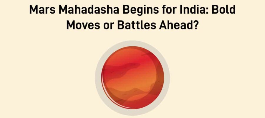 From Moon to Mars Mahadasha: India’s Astrological Shift in 2025