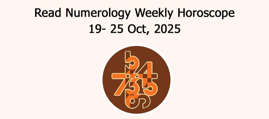 Numerology Weekly Horoscope: 19 October To 25 October, 2025